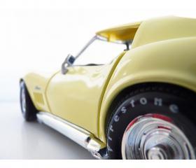 1969 Corvette collectible HotWheels car 1:18