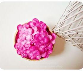 30 Hydrangea petal bright pink / pack