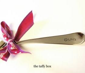 Hand Stamped Baby Spoon