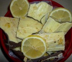 Luscious Lemon Chocolate Bark 1 lb. package