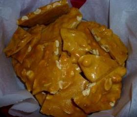 Crunchy and Sweet Peanut Brittle One Pound Package