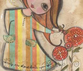 Angel's Smile 5x7 ART CARD PRINT