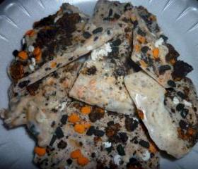 Halloween Orange Oreo Cookie Chocolate Candy Bark Sprinkle 1LB package