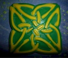 Large Chocolate Candy Celtic Knotwork Plaques Set of 6