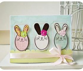 Easter card - bunnies
