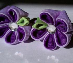 Kanzashi Flower Hair Bow
