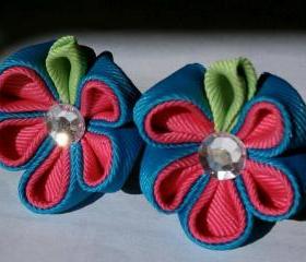Kanzashi Flower Hair Bow