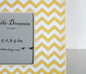 Yellow Chevron Picture Frame