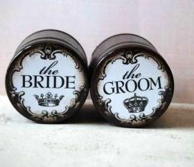 The Bride And The Groom - Wedding Ring Boxes Set Of 2
