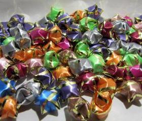 Origami Lucky Stars (100 Stars) Multi Color w/Gold Edge