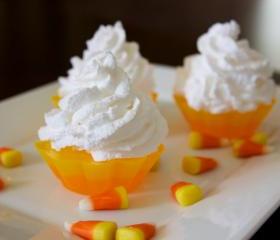 Halloween Soap - Halloween Candy Corn Cupcake Soap (15 PERCENT OFF)