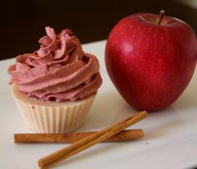 Glycerin Soap- Apple Cinnamon Cupcake Soap- Handcrafted Glycerin Soap 