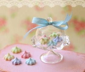 Dollhouse Miniature Food - Elegant Pastel Meringues 