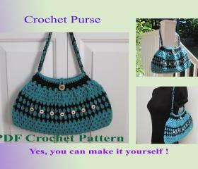 Crochet Pattern - Purse (13VC2012)