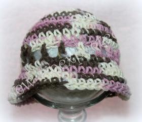 Crotchet cotton baby sunhat