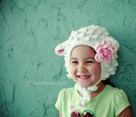 Little Lamb Hat For Her (Wool)