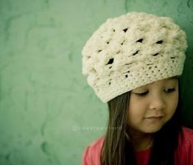 Reversible Beret (Cotton) - sizes from Newborn to 5T