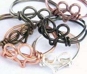 Wire Wrapped Heart Ring