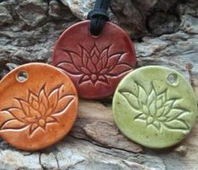 Lotus flower pendant