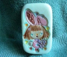 Pink Bunny Girl Soap