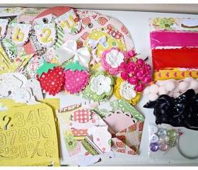 Happy Birthday Cupcake Album Kit #2 