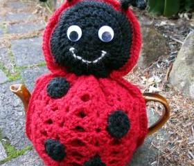 Ladybug Tea Cosy - 1 - 2 cup - made to order