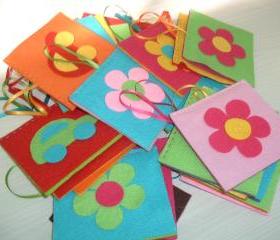 Colorful Party Favors - Set of 10 HANGING Party Favors - CUSTOM ORDER