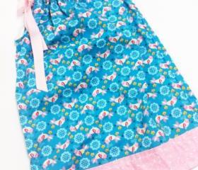 Chic Birdie Pillowcase Dress Size 4-5
