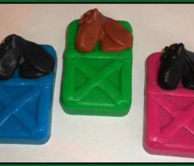 Soap - Horsin' Around - Goat Milk Soap - You Choose Colors and Scent