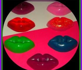 Wild Thang Hot Lips Soap - choose your favorite hot color and sexy scent