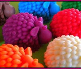 Soap - Sheep Soap - 3D - made with goat's milk - choose your scent and color - Baby Showers, Party Favors