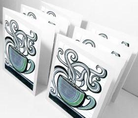 6 Blank Greeting Cards