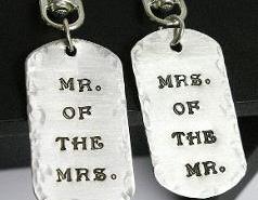 His and Hers Key chains/ luggage tags