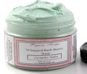 Whipped Bath Butter Soap 4 oz Cucumber Melon