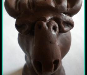 Moose Candle - 3 Dimensional - Choose Your Color and Scent