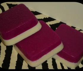 Soap - Mandarin Plum Sugar Scrub Soap - made with goat milk