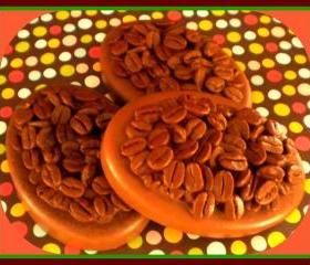 Soap - Vanilla Hazelnut Coffee Massage Bar - made with goat milk