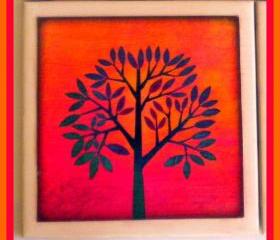 Coaster - Ceramic Tile - Tree