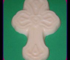 CROSS SOAP - Made with Goat Milk - You Choose Color and Scent