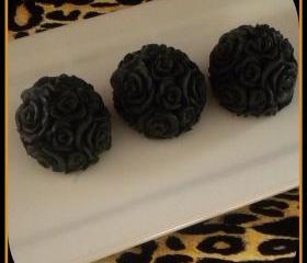 Soap - Black Roses - Made with Goat's Milk - Set of 3 - You Choose Scent