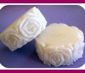 Wedding Soap - Rose Flower - Shimmery White - You Choose Scent