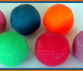 Soap - Set of 4 - Baseball Soaps - Made with Goat's Milk - You Choose Scent and Color - Party Favors
