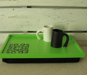 Personalized Laptop Lap Desk - hand made drawing on tray - Custom Order