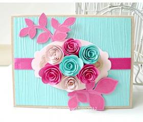 Swirl Flower card 