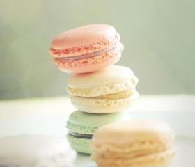 Sweet French Macarons. Home Decor. Fine Art Photography. Size 5x7' 