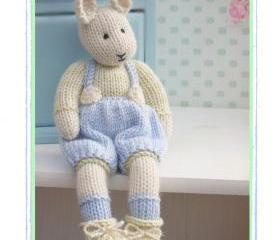 SAMUEL ... A Spring baby Bunny/ Email/ PDF TOY Knitting Pattern / New