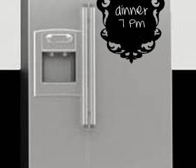 Ornate Chalkboard Vinyl Decal