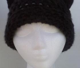 Here Kitty Kitty, Black Cat Adult size hat