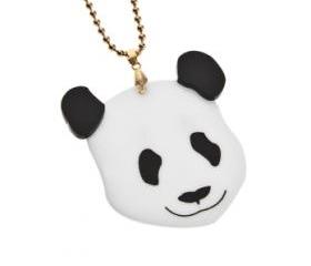 Panda Necklace,Plexiglass Kawaii Necklace,Lasercut Acrylic,Gifts Under 25