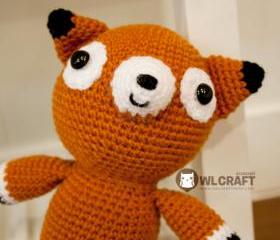PDF Pattern Philly The Fox Amigurumi Plush Crochet Doll